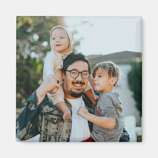 Imán Foto familiar de personalizado (Frente)