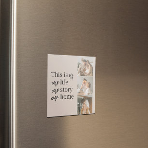 Imán Foto familiar moderna de pareja y cita encantadora