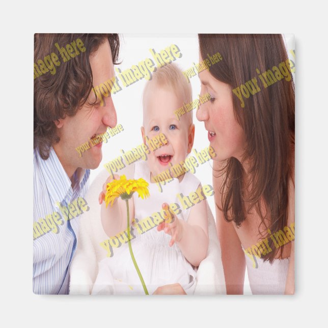 Imán Foto FAMILIAR ✨ Personalizado encantador (Frente)