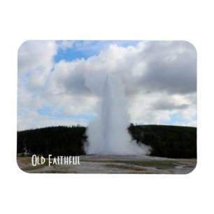 Imán Foto fiel vieja en Yellowstone