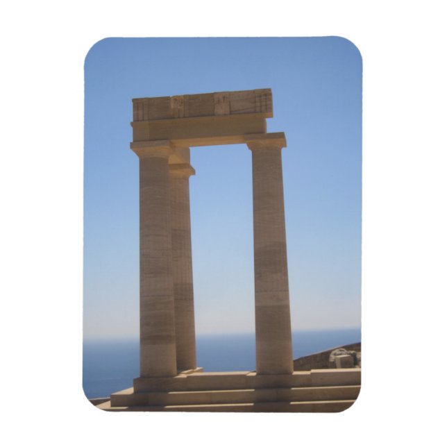Imán Foto flexible del templo griego (Vertical)