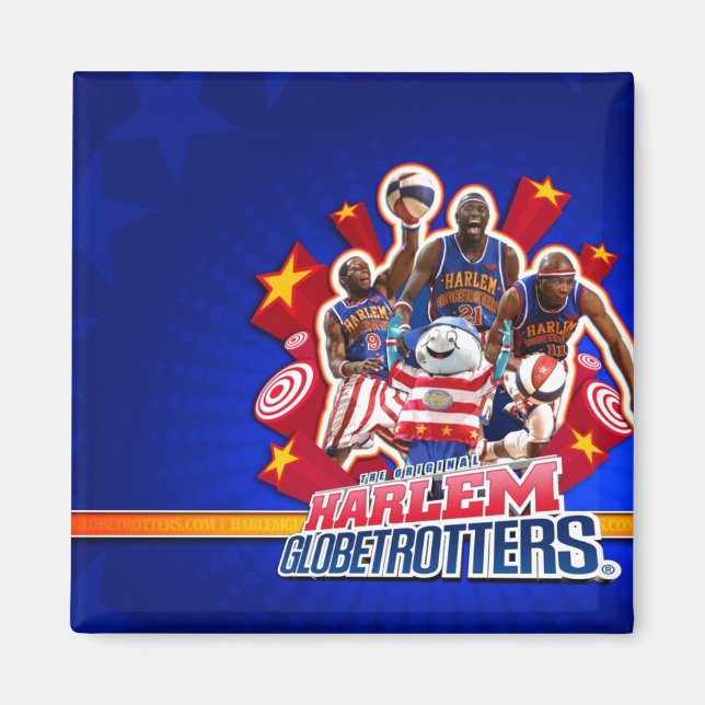 Imán Foto grupal de Harlem GlobeTrotter (Frente)