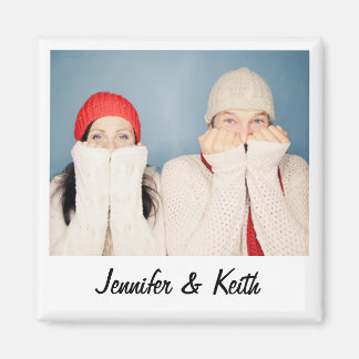 Imán Foto instantánea de Personalizado vintage Retro