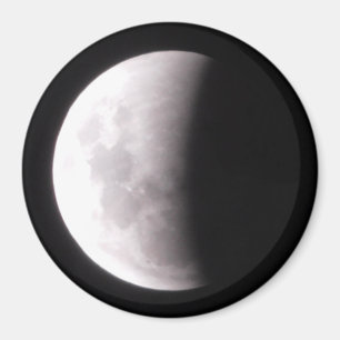 Imán Foto lunar total de la Luna Llena de Ecslipse