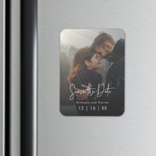 Imán Foto mínima de Sunrays Guardar la postal de fecha