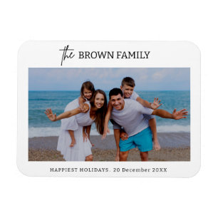 Imán Foto moderna de la familia de Personalizados simpl