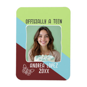Imán Foto oficial de un Personalizado de 13 años de ado