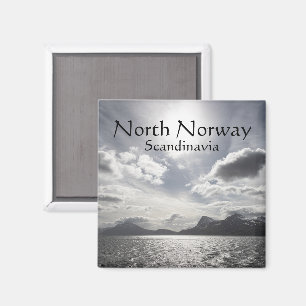 Imán Foto paisajista de la Costa de Noruega