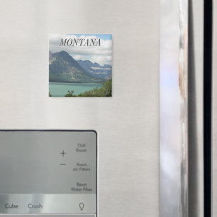 Imán Foto paisajística de Montana Rockies