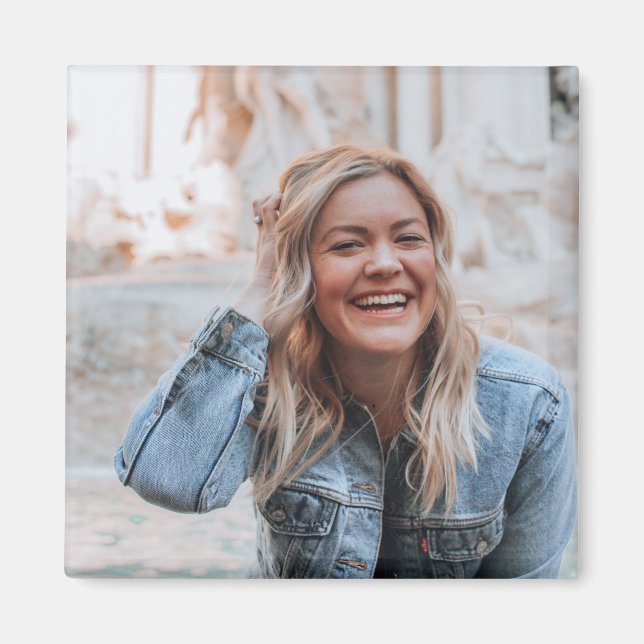 Imán Foto personalizada (Frente)