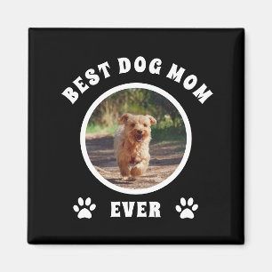 Imán Foto personalizada de la mejor madre del perro Per