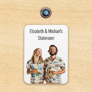 Imán Foto personalizada de puerta de crucero