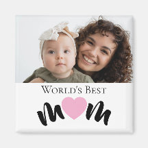 Foto personalizada del corazón de la mejor mamá de