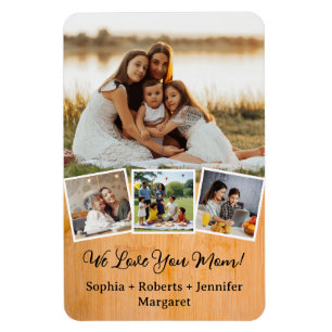 Imán Foto personalizada del Día de la Madre para mamá