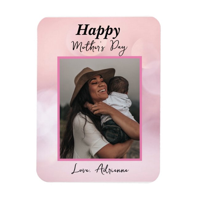 Imán Foto personalizada del Personalizado del Día de la (Vertical)
