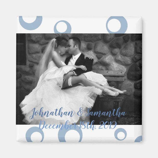 Imán Foto personalizada Magnet Seahorse Sea Ocean Beach (Frente)