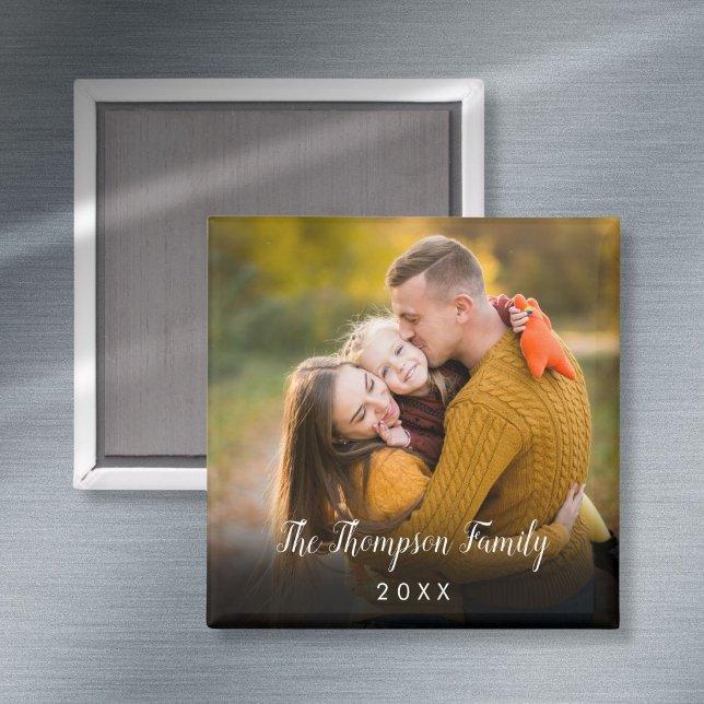 Imán Foto Personalizada Moderna (Modern Personalized Photo Magnet
)