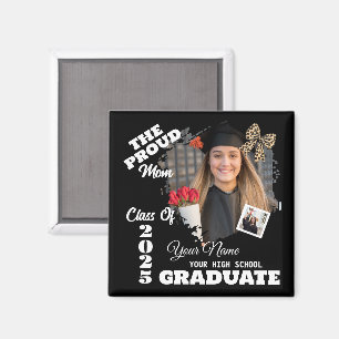 Imán Foto personalizada, orgullosa madre de un graduado
