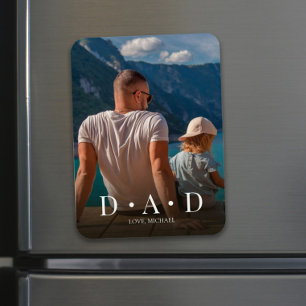 Imán Foto personalizada Personalizado de papá moderno s