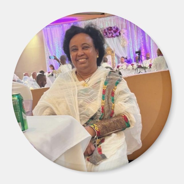 Imán Foto personalizada por personalizado (Frente)