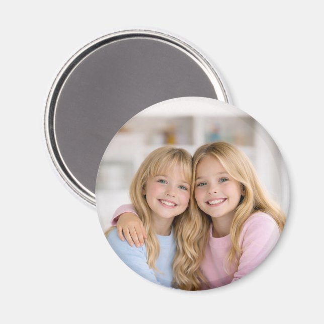 Imán Foto personalizada refrigerador personalizado (Anverso/Reverso)
