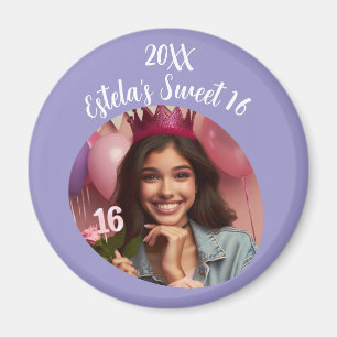 Imán Foto personalizada Sweet 16th Birthday Keepsake