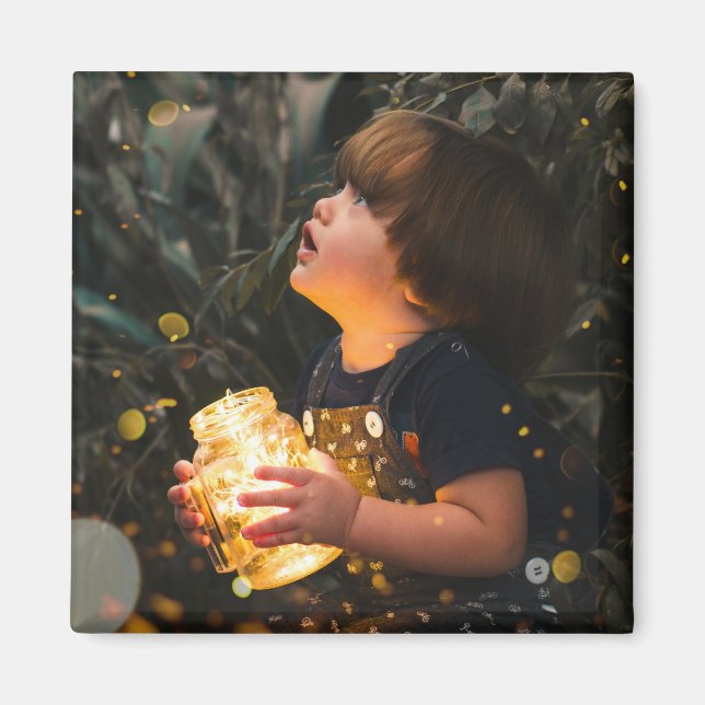 Imán Foto personalizado (Frente)