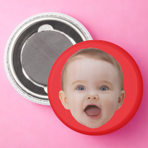 Imán Foto personalizado, foto Personalizado Rojo