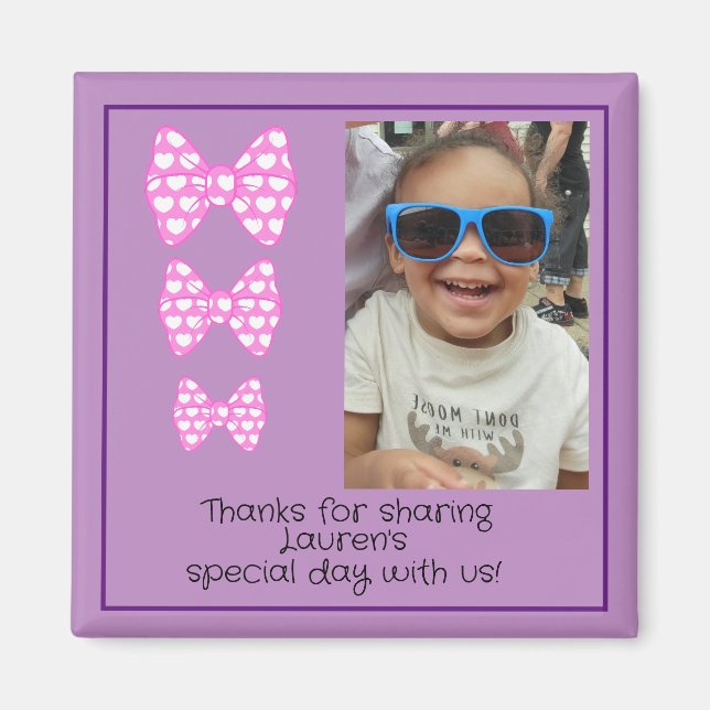 Imán Foto personalizado Magnet (Frente)