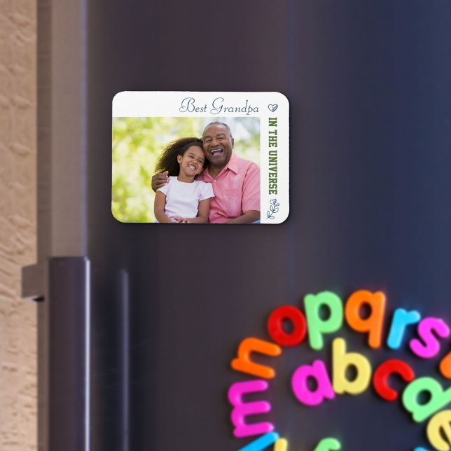 Imán Foto personalizado - Mejor Abuelo en el Universo (Subido por el creador)