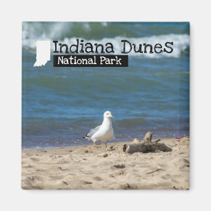 Imán Foto personalizado - Parque nacional Indiana Dunes