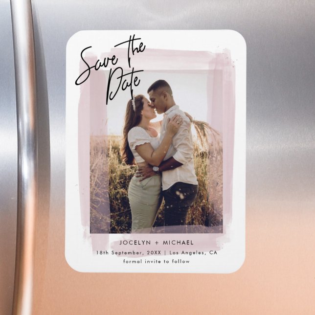 Imán Foto rústica Salven al Boda de la fecha (Subido por el creador)