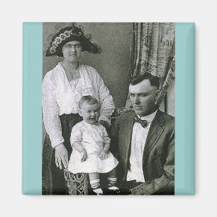 Imán foto vintage Magnet