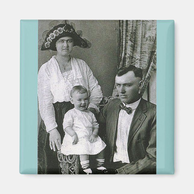 Imán foto vintage Magnet (Frente)