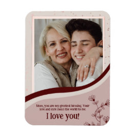 Imán Foto y nombre del Personalizado del regalo persona