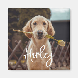 Imán Foto y texto personalizados personalizados