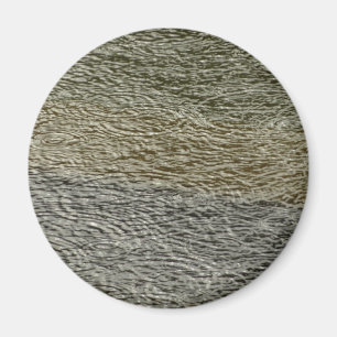 Imán Fotografía abstracta de la naturaleza de rizaduras