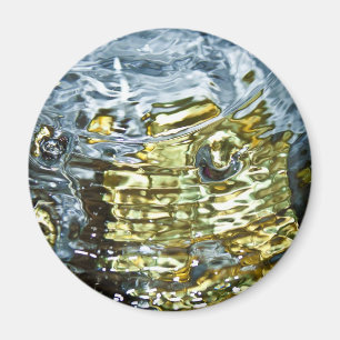 Imán Fotografía abstracta del agua