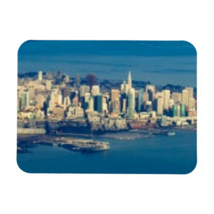 Imán Fotografía aérea de la bahía de San Francisco