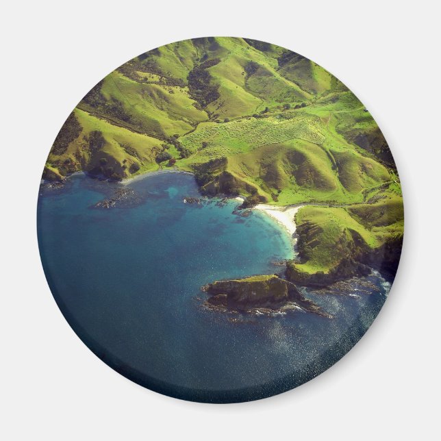 Imán Fotografía aérea de Northland, Nueva Zelanda (Frente)