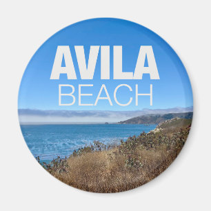 Imán Fotografía de Avila Beach California desde un mira