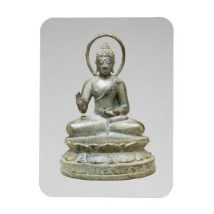 Imán Fotografía de Bella Artes de Buda Plateado