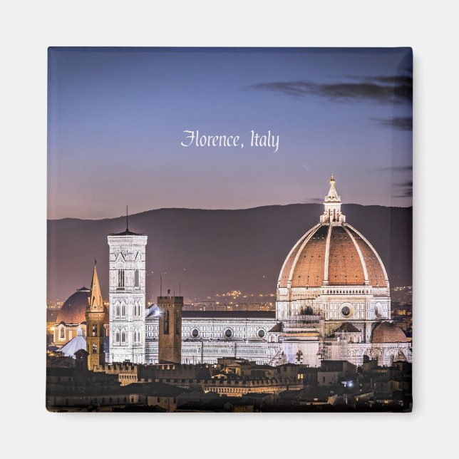 Imán Fotografía de Florencia, Italia (Frente)