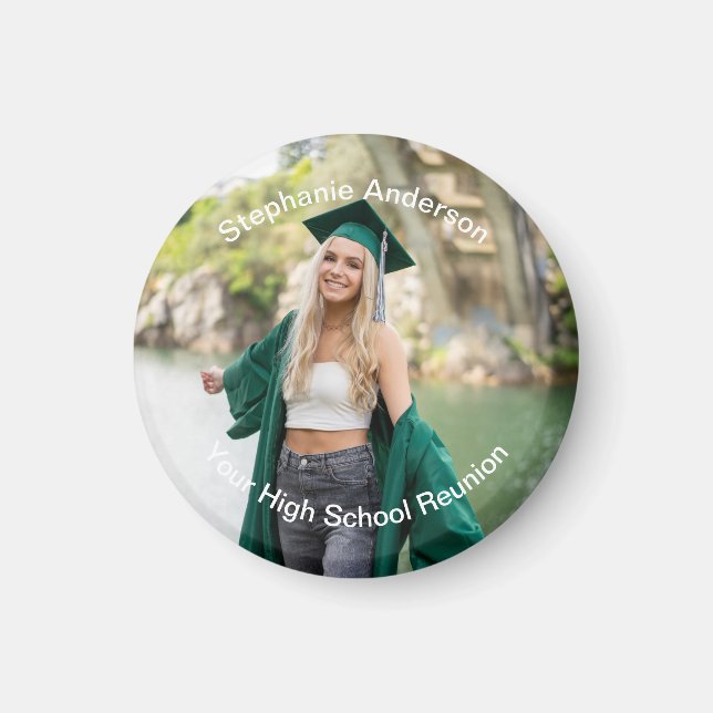 Imán Fotografía de High School Reunion Family Reunion (Frente)