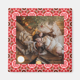 Imán Fotografía de Jolly y Navidades festivos