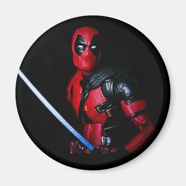 Imán Fotografía de juguetes cómicos de Guay (Frente)