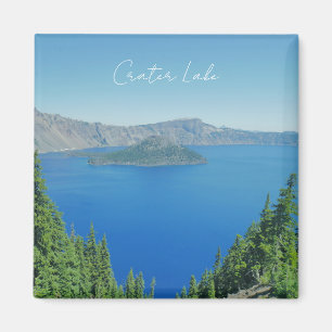 Imán Fotografía de la naturaleza de Crater Lake Scenic