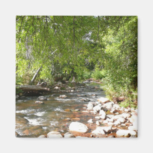 Imán Fotografía de la naturaleza de Oak Creek II en Sed