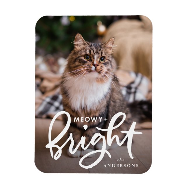 Imán Fotografía de Meowy y Bright Cat (Vertical)