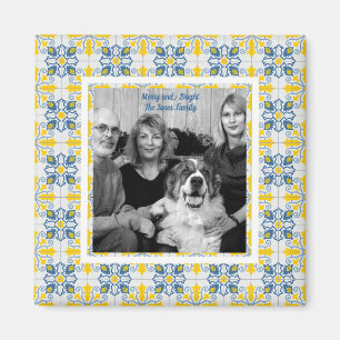 Imán Fotografía de mosaicos portugueses para Navidades 